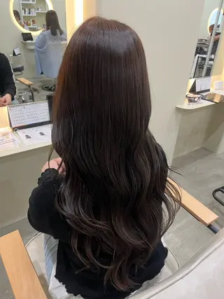 ロング カラー haruhi/艶髪 ☀️透明感カラーのヘアスタイル