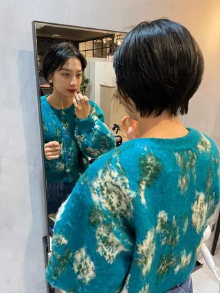 ショート カラー Basis 田口豪司のヘアスタイル