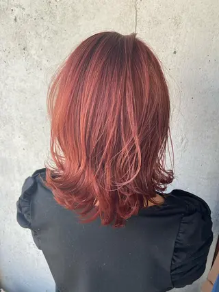 ミディアム カラー 川端 康介のヘアスタイル