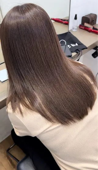 セミロング SNS撮影用 髪質改善モデル募集のヘアスタイル