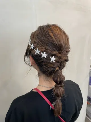 ミディアム ヘアアレンジ ALLEN hair /まなのヘアスタイル