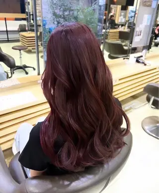 ロング カラー ワンホン❤︎韓国 ガーリー🎀あやののヘアスタイル