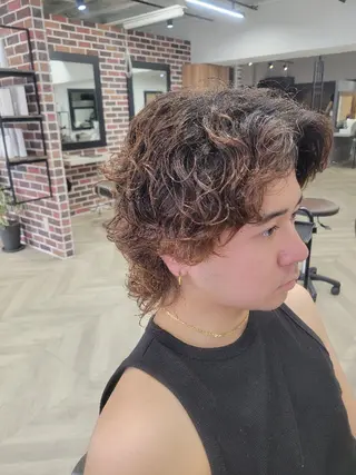 メンズ 安永 結菜のヘアスタイル