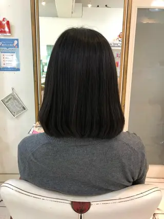 ミディアム 保住 亮太のヘアスタイル