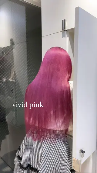 ロング カラー ツヤ髪/透け感ヘア 💎Nokaのヘアスタイル