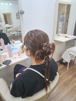 ヘアアレンジ ロング GLOSS心斎橋🌹 はるなのヘアスタイル