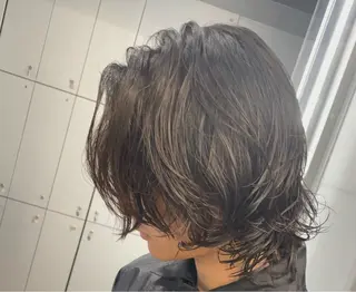 ロング パーマ ヘアアレンジ メンズ fifth 石川 凪のヘアスタイル