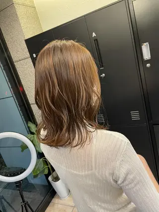 ミディアム olino 【オリノ】西田辺のヘアスタイル
