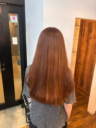 ロング カラー loty すずなのヘアスタイル