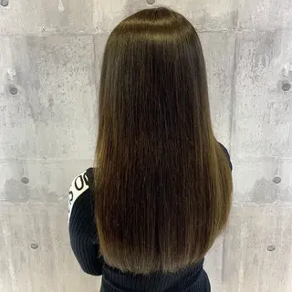 ミディアム カラー 🥀ケアブリーチ🥀 一ノ瀬🥀のヘアスタイル