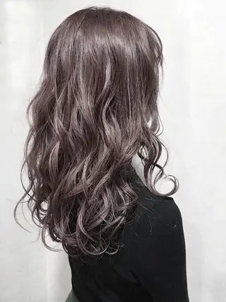 セミロング カラー お任せヘア☘️☘️ 及川渚のヘアスタイル
