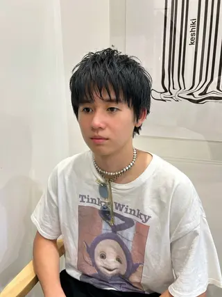 ショート メンズ KAZU レイヤーカットのヘアスタイル