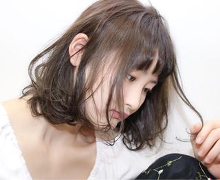 ミディアム 植田 敬太のヘアスタイル