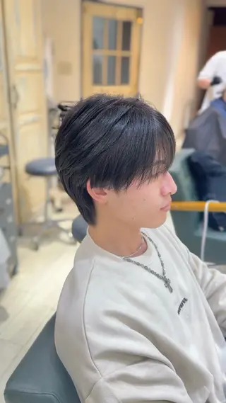カラー メンズ メンズカット Hikaruのヘアスタイル