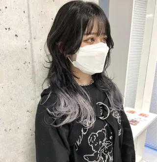ロング カラー Amelie yunのヘアスタイル