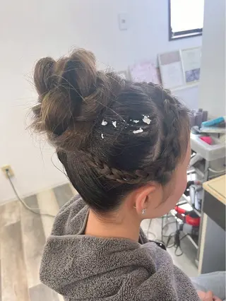 ヘアアレンジ ラムーン アイラッシュ&ヘアメのマツエク・マツパデザイン