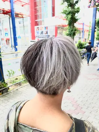 メンズ ゆぴ☾‪/推しカラー /ハイトーンのヘアスタイル