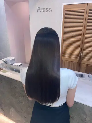 ロング momochan🍑 やわらかいボブ♡のヘアスタイル