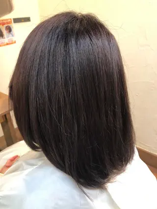 ミディアム 梅田 拓実のヘアスタイル