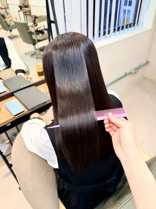 ロング 縮毛矯正/髪質改善 /SATOKOのヘアスタイル