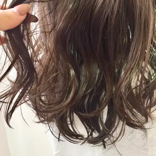 ロング カラー 小顔レイヤー/ ベージュ🤍Rieのヘアスタイル
