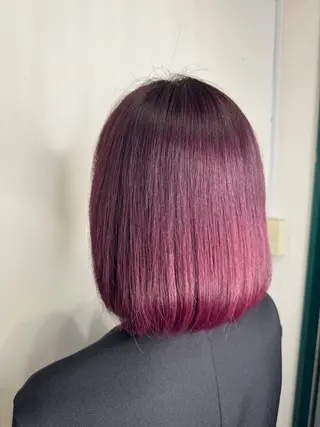 ミディアム カラー 大塚 しおりのヘアスタイル