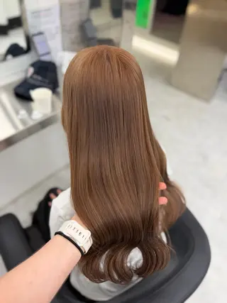 ロング カラー ヘアアレンジ 透明感カラー🎀艶髪 Anju/渋谷🎀のヘアスタイル
