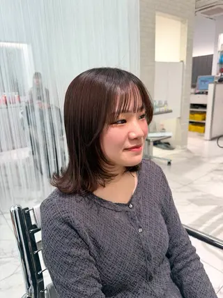 ミディアム 村泉 心のヘアスタイル