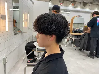 パーマ メンズ メンズパーマ外屋敷 航のヘアスタイル