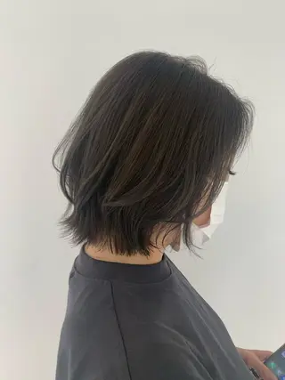 ミディアム カラー Takahashi Yuriのヘアスタイル