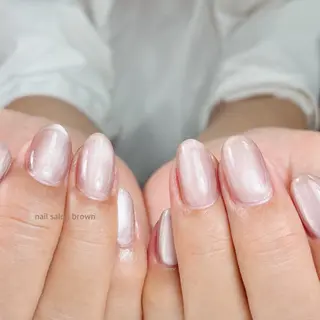 ネイル 早良区室見ネイル サロン　ブラウンのネイルデザイン