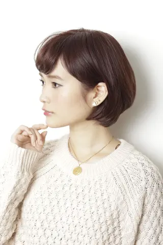 ミディアム ボブ特化 岡崎武のヘアスタイル