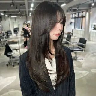 ロング 韓国レイヤー🇰🇷 艶髪💎renのヘアスタイル