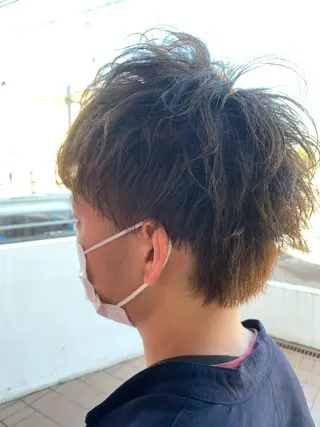 ショート メンズ ユウ イチのヘアスタイル