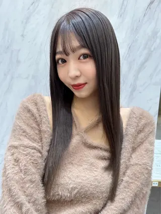 セミロング カラー ヘアアレンジ 【博多髪質改善】 吉村　清志のヘアスタイル