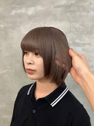 ミディアム カラー 💜Noa /艶髪ハイトーン💫のヘアスタイル