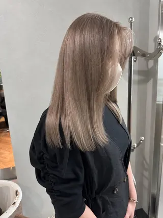 ミディアム カラー パーマ ヘアアレンジ メンズ 心斎橋美容室 Junのヘアスタイル