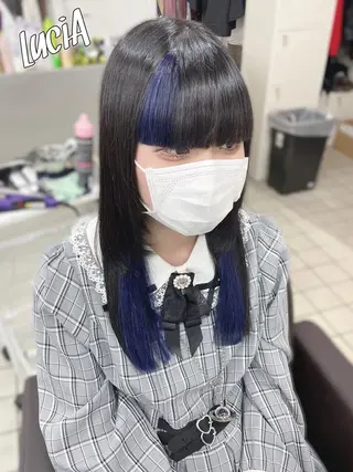 ロング ヘアアレンジ カラー エクステ7:30〜 LuciA\5900のヘアスタイル