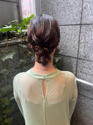 ヘアアレンジ one  chair natsumiのヘアスタイル