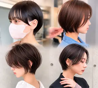 ショート mino🌼🌈 ボブ/透明感カラーのヘアスタイル