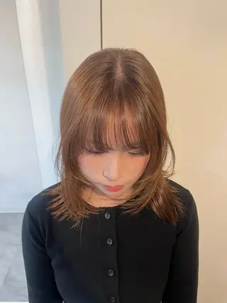 ミディアム カラー 🎀Yamasaki Yui🎀のヘアスタイル