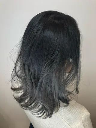 ミディアム カラー 稲村 toshiのヘアスタイル