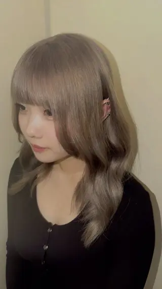 セミロング カラー みこ ໒꒱⟡.·のヘアスタイル