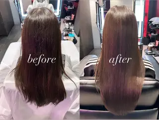 ロング TAKAMI 髪と爪を同時に施術のネイルデザイン