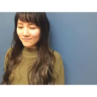 ロング カラー 山中 直輝のヘアスタイル