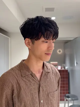 パーマ メンズ Natsuki🌟 ロングモデル募集中のヘアスタイル