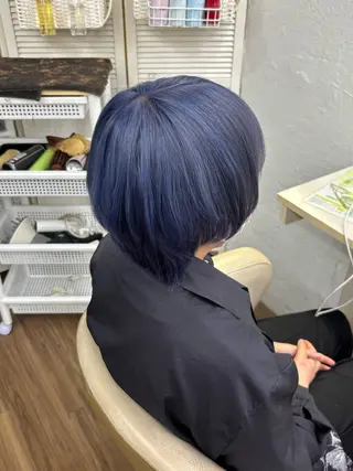 ミディアム GLOSS 心斎橋 山上のヘアスタイル
