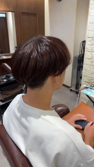 メンズ モネ|CLUTCH メンズカットカラーのヘアスタイル