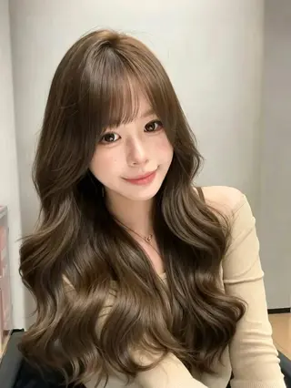 カラー ロング 💎エクステ専門店 BIZE梅田rinのヘアスタイル