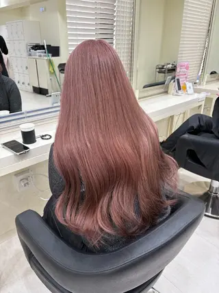 ミディアム カラー ヘアアレンジ 💟RINNA 艶カラー💟のヘアスタイル